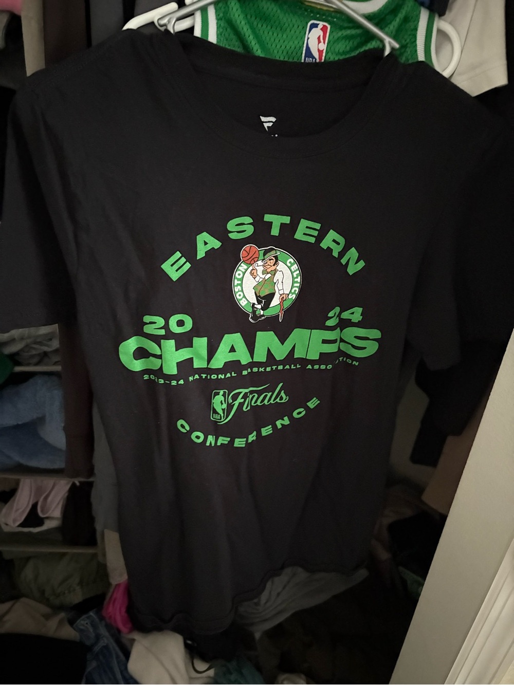 Boston Celtics Eastern Conference Champs 2024 Tee - Black & Green
